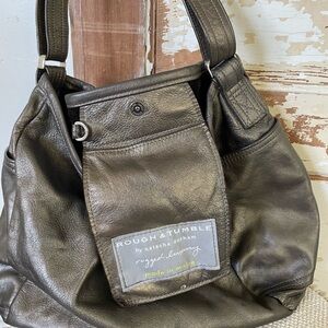 Rough and tumble hundred percent leather bag by Natasha Durham